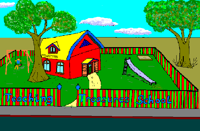 Szkoła z placem zabaw